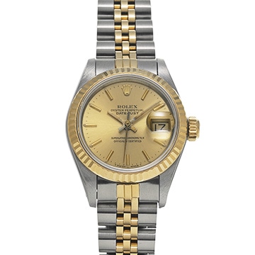 ロレックス デイトジャスト  69173 シャンパン レディース 時計 【中古】【wristwatch】