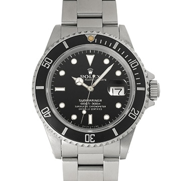 ロレックス サブマリーナ デイト 16610 ブラック メンズ 時計 【中古】【wristwatch】