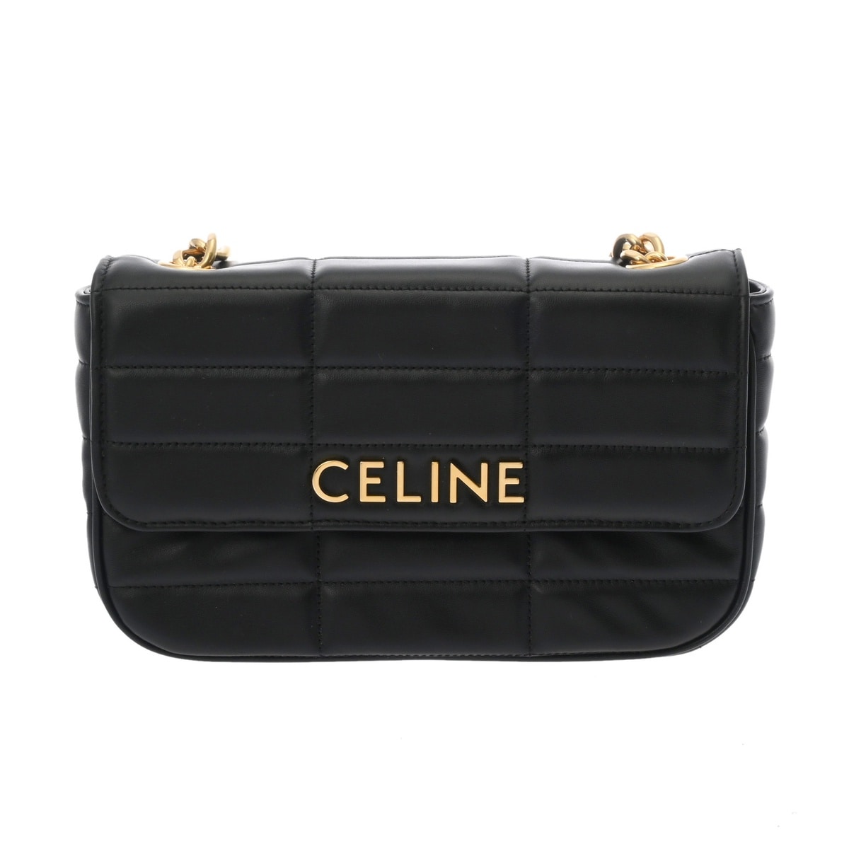セリーヌ チェーンショルダー ブラック 111273EYD.38NO カーフ レディース バッグ 【新品】【bag】