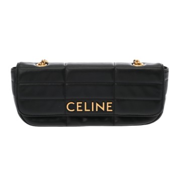 セリーヌ ショルダーバッグ ブラック 111843EPZ.38NO レザー レディース バッグ 【新品】【bag】