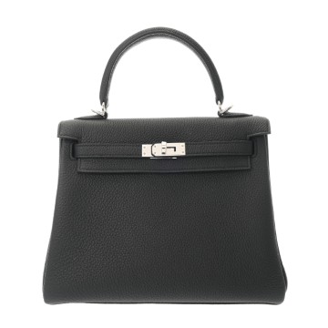 エルメス ケリー25 内縫い ブラック トゴ レディース バッグ 【新品】【bag】