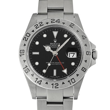 ロレックス エクスプローラーII 16570 ブラック メンズ 時計 【中古】【wristwatch】