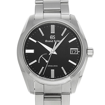 グランドセイコー ヘリテージコレクション スプリングドライブ SBGA467 ブラック メンズ 時計 【中古】【wristwatch】