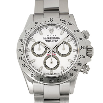 ロレックス コスモグラフ デイトナ 116520 ホワイト メンズ 時計 【中古】【wristwatch】