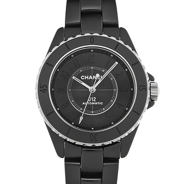 シャネル J12 ファントム キャリバー12.1 38MM H6185 ブラック メンズ 時計 【中古】【wristwatch】