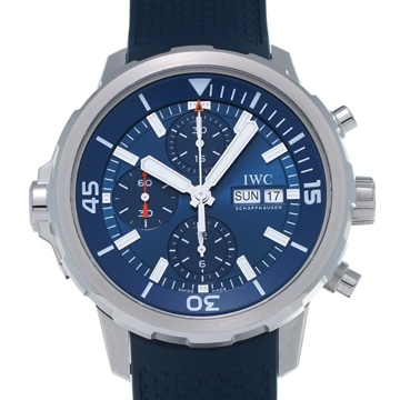 IWC アクアタイマー クロノグラフ IW376806 ブルー メンズ 時計 【中古】【wristwatch】