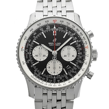 ブライトリング ナビタイマー B01 クロノグラフ 43 AB0121211B1A1 ブラック/シルバー メンズ 時計 【中古】【wristwatch】