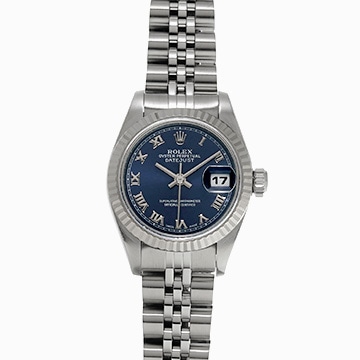ロレックス デイトジャスト 69174 ブルー レディース 時計 【中古】【wristwatch】