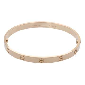 カルティエ ラブブレスレット #20 新型 ゴールド K18イエローゴールド YG レディース ジュエリー 【中古】【jewelry】