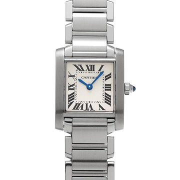 カルティエ タンクフランセーズ SM　 W51008Q3 シルバー レディース 時計 【中古】【wristwatch】