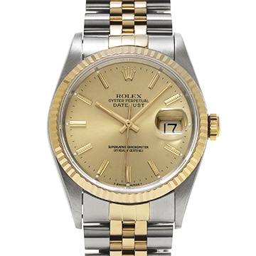 ロレックス デイトジャスト 36 16233 シャンパン メンズ 時計 【中古】【wristwatch】