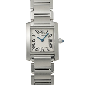 カルティエ タンクフランセーズ SM　 W51008Q3 シルバー レディース 時計 【中古】【wristwatch】