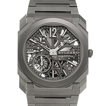 ブルガリ オクト フィニッシモ 103610 スケルトン メンズ 時計 【中古】【wristwatch】