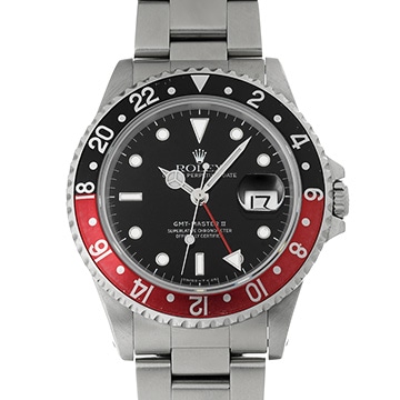 ロレックス GMTマスターII 16710 ブラック メンズ 時計 【中古】【wristwatch】