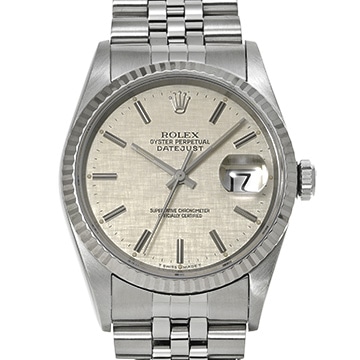 ロレックス デイトジャスト 16234 シルバーモザイク メンズ 時計 【中古】【wristwatch】