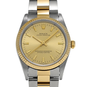 ロレックス オイスターパーペチュアル 14233 シャンパン メンズ 時計 【中古】【wristwatch】