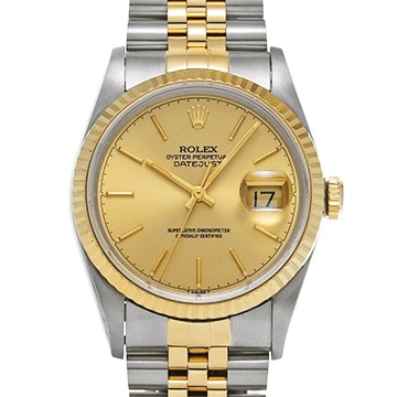 ロレックス デイトジャスト 36 16233 シャンパン メンズ 時計 【中古】【wristwatch】