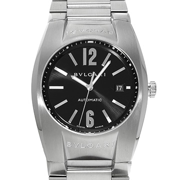 ブルガリ エルゴン EG40S ブラック メンズ 時計 【中古】【wristwatch】