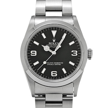 ロレックス エクスプローラー 14270 ブラック メンズ 時計 【中古】【wristwatch】
