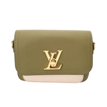 ルイ ヴィトン ロックミー テンダー 2WAY カーキ/アイボリー M22802 グレインカーフレザー レディース バッグ 【中古】【bag】