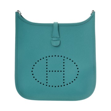 エルメス エヴリン 3 PM ブルーパオン ヴォーエプソン レディース バッグ 【中古】【bag】