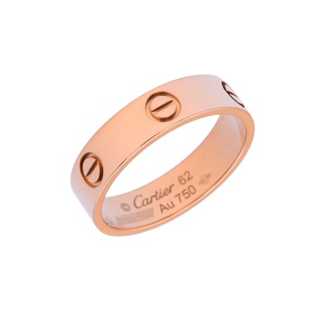 カルティエ ラブ リング #62 ゴールド K18ピンクゴールド PG レディース ジュエリー 【中古】【jewelry】