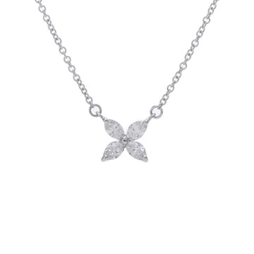 ティファニー ビクトリア ネックレス スモール シルバー Pt950プラチナ レディース ジュエリー 【中古】【jewelry】