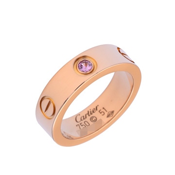 カルティエ ラブ リング #49 1PPS ゴールド K18ピンクゴールド PG レディース ジュエリー 【中古】【jewelry】