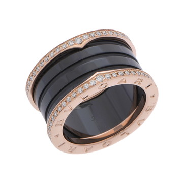 ブルガリ B-ZERO1 リング #54 ゴールド 349935 K18ピンクゴールド PG レディース ジュエリー 【中古】【jewelry】