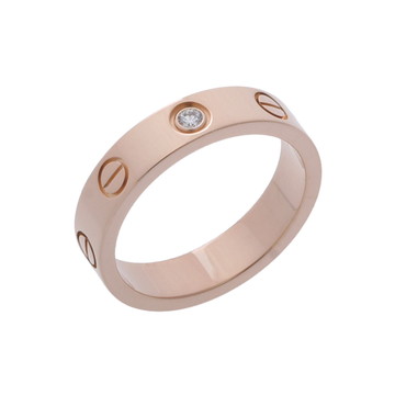 カルティエ ミニラブリング #48 1PD ゴールド K18ピンクゴールド PG レディース ジュエリー 【中古】【jewelry】