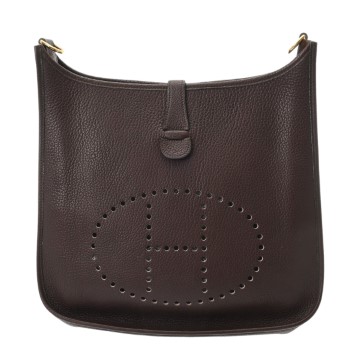 エルメス エヴリン GM ブラウン フィヨルド ユニセックス バッグ 【中古】【bag】