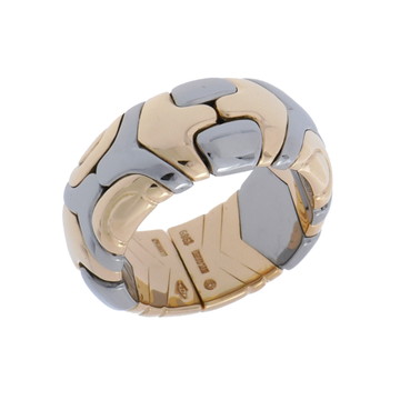 ブルガリ アアルベアーレ リング ゴールド K18イエローゴールド YG/ステンレススチール レディース ジュエリー 【中古】【jewelry】