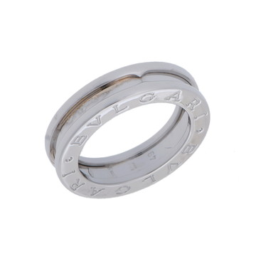 ブルガリ B-ZERO1 リング XS #49 シルバー K18ホワイトゴールド WG レディース ジュエリー 【中古】【jewelry】