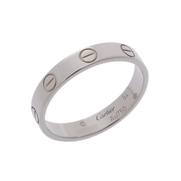 カルティエ ミニラブリング #54 シルバー CRB4085154 K18ホワイトゴールド WG レディース ジュエリー 【中古】【jewelry】
