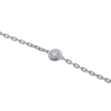 カルティエ ダムール ブレスレット SM シルバー K18ホワイトゴールド WG レディース ジュエリー 【中古】【jewelry】