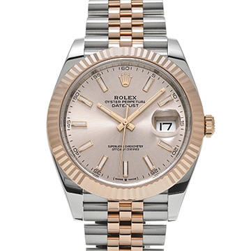 ロレックス デイトジャスト 41 126331 サンダスト メンズ 時計 【中古】【wristwatch】