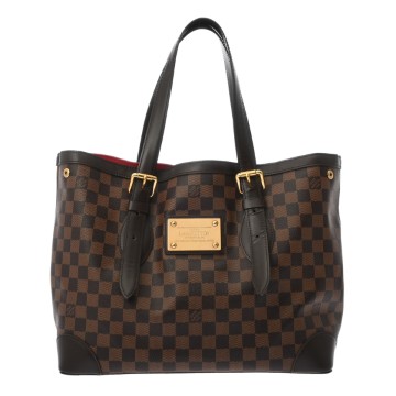 ルイ ヴィトン ダミエ ハムステッド MM エベヌ N51204 ダミエキャンバス レディース バッグ 【中古】【bag】