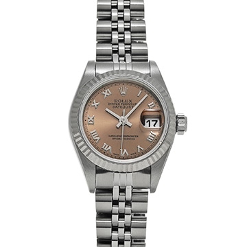 ロレックス デイトジャスト 69174 ピンク レディース 時計 【中古】【wristwatch】