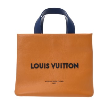 ルイ ヴィトン ショッパートート MINI 2WAY サフラン M28310 カウハイドレザー ユニセックス バッグ 【中古】【bag】