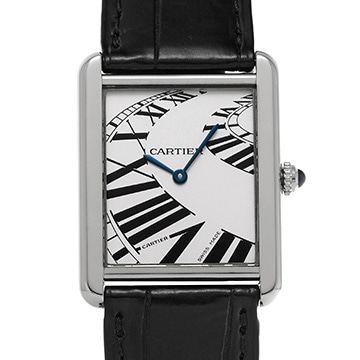 カルティエ タンクソロ LM W5200017 シルバー メンズ 時計 【中古】【wristwatch】