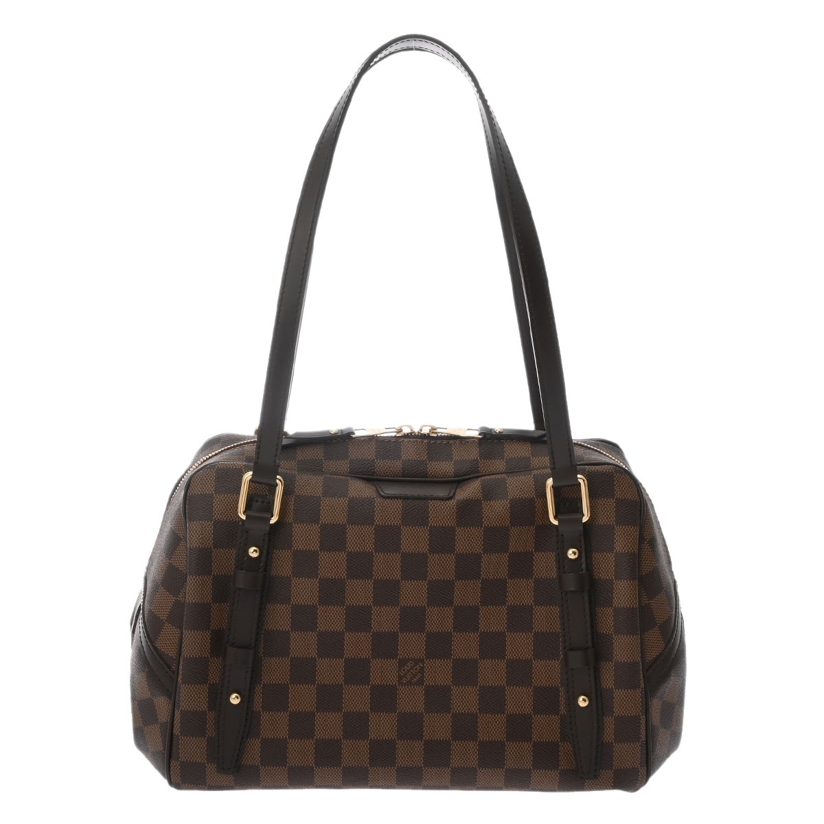 ルイ ヴィトン ダミエ リヴィントン PM エベヌ N41157 ダミエキャンバス レディース バッグ 【中古】【bag】