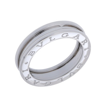 ブルガリ B-ZERO1 リング XS #52 シルバー K18ホワイトゴールド WG レディース ジュエリー 【中古】【jewelry】