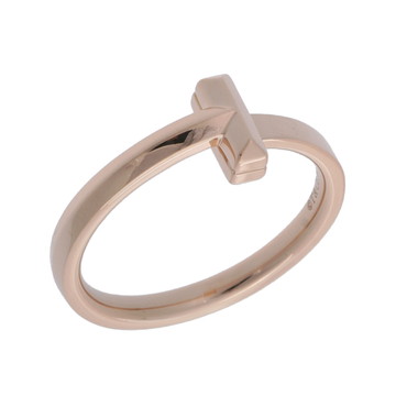 ティファニー Tワン ナロー リング ゴールド K18ピンクゴールド PG レディース ジュエリー 【中古】【jewelry】