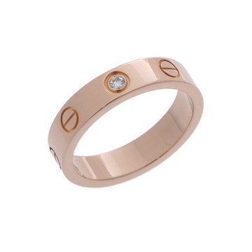 カルティエ ミニラブリング #48 1PD ゴールド K18ピンクゴールド PG レディース ジュエリー 【中古】【jewelry】