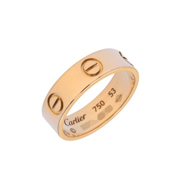 カルティエ ラブ リング #53 ゴールド K18ピンクゴールド PG レディース ジュエリー 【中古】【jewelry】