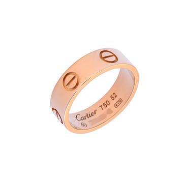 カルティエ ラブ リング #52 ゴールド K18ピンクゴールド PG レディース ジュエリー 【中古】【jewelry】