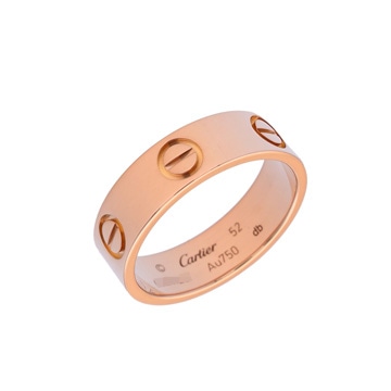 カルティエ ラブ リング #52 ゴールド K18ピンクゴールド PG レディース ジュエリー 【中古】【jewelry】