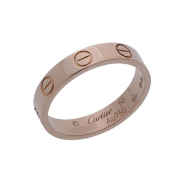 カルティエ ミニラブ リング #50 ゴールド K18ピンクゴールド PG レディース ジュエリー 【中古】【jewelry】