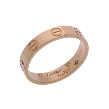 カルティエ ミニラブ リング #50 ゴールド K18ピンクゴールド PG レディース ジュエリー 【中古】【jewelry】