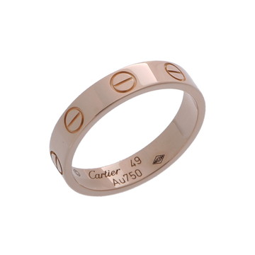 カルティエ ミニラブ リング #49 ゴールド K18ピンクゴールド PG レディース ジュエリー 【中古】【jewelry】